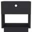 Table de chevet 20 tiroirs en bois noir 20 po