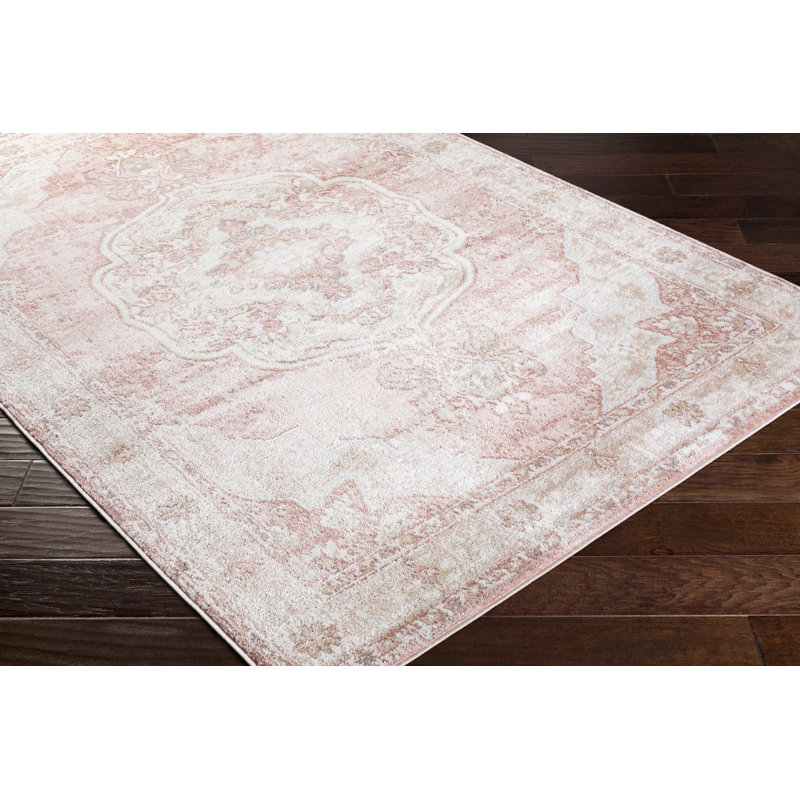 Brick Oriental Indoor Rug, Rectangle 7'9" x 9'6"
