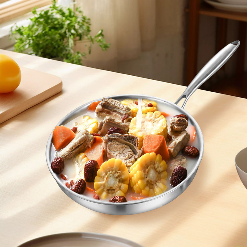 Frying Pan Stainless Steel Non-Stick Frying Pan