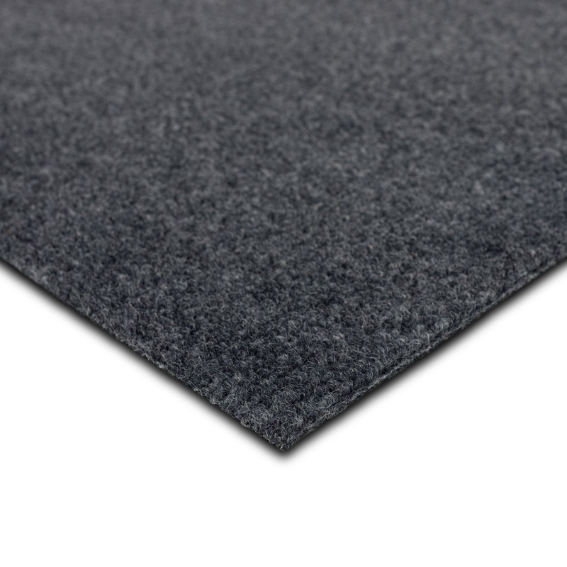 Carreau de tapis auto-adhésif 24 po x 24 po intérieur / extérieur en polyester (paquet de 15) (60 pieds carrés / boîte)