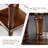 Solid Wood Rectangular Entryway Cabinet-522171982-522171981