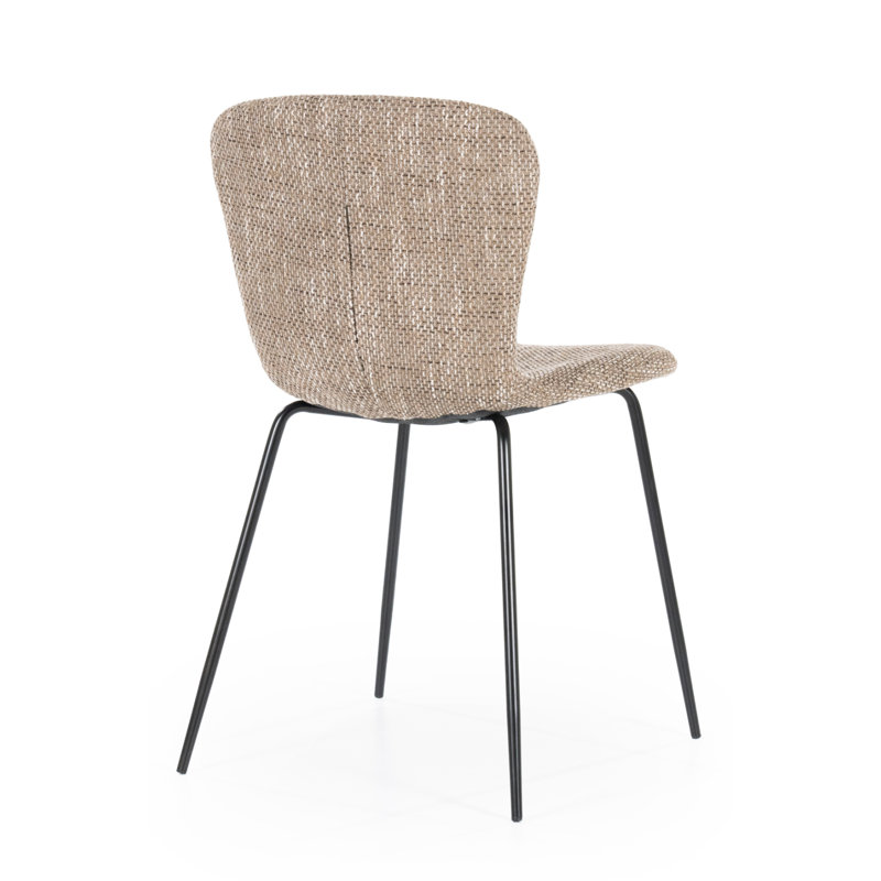 Upholstered Dining Chair, Brown