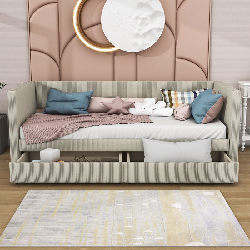 Arij Upholstered Daybed, Beige