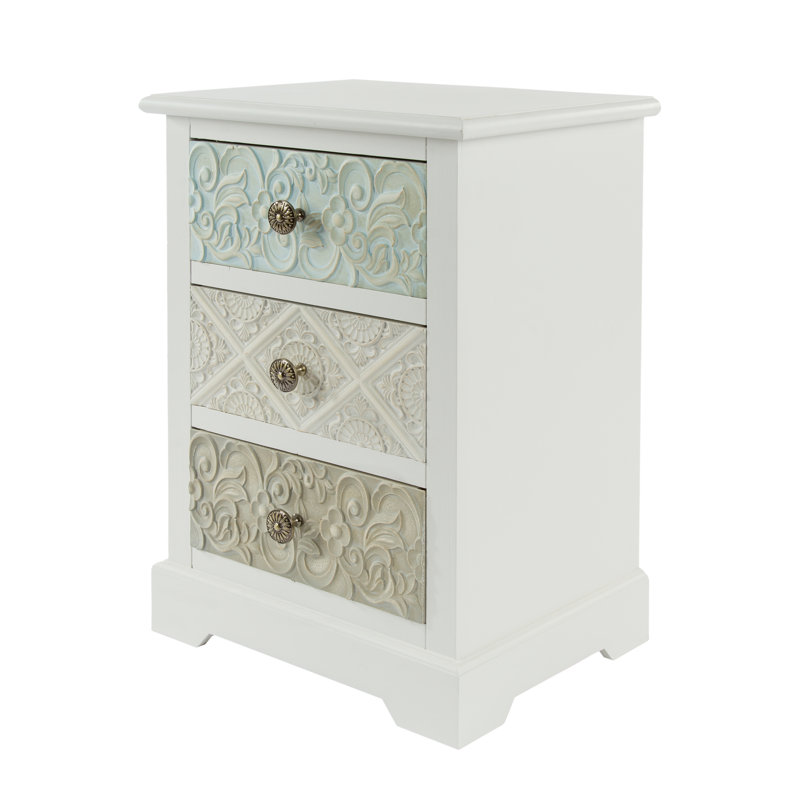 Glazer Side Table with Storage
