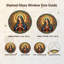 Panneau de vitrail d'art religieuse H 12 po-1481070469