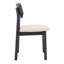 Chaise d'appoint noire Caleb