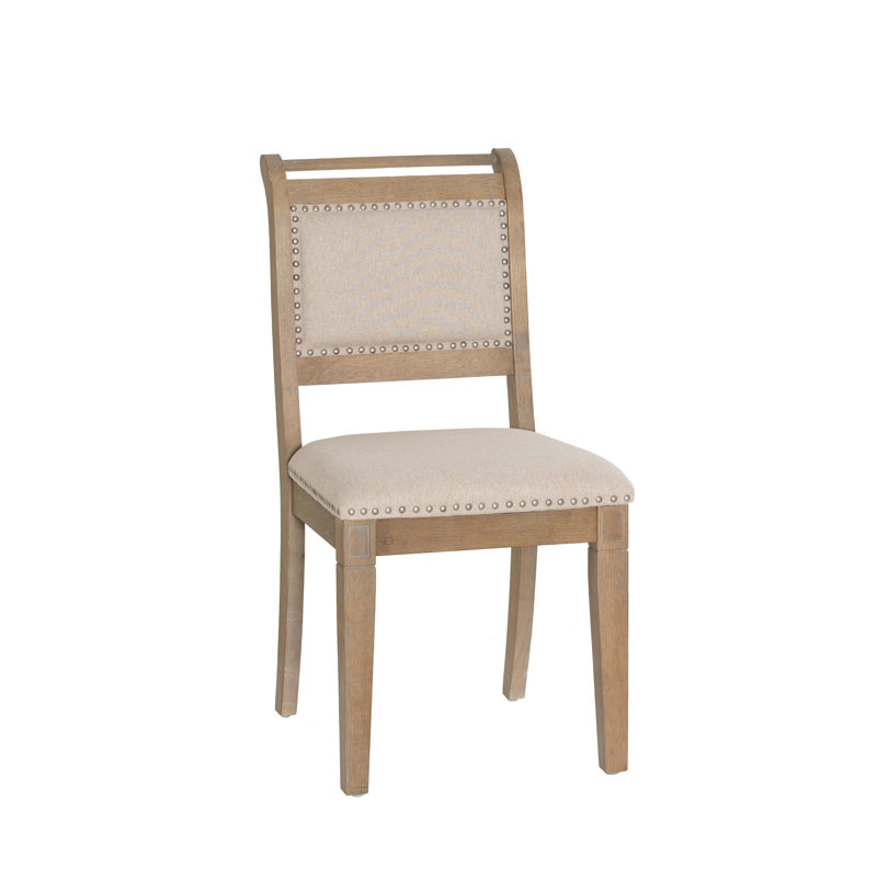 Vaili Vaili Upholstered Seat and Back Dining Chair, Natural