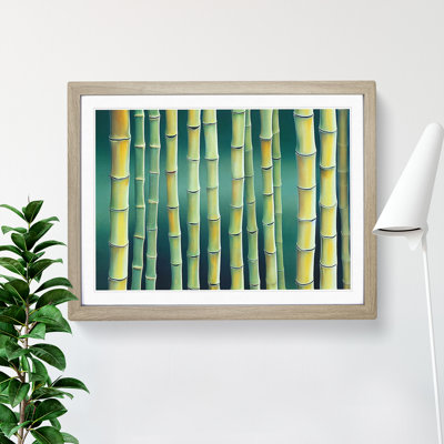 Dazzling Bamboo Forest - Framed Print