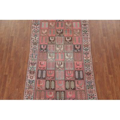 Pink Wool   Area Rug 5x9