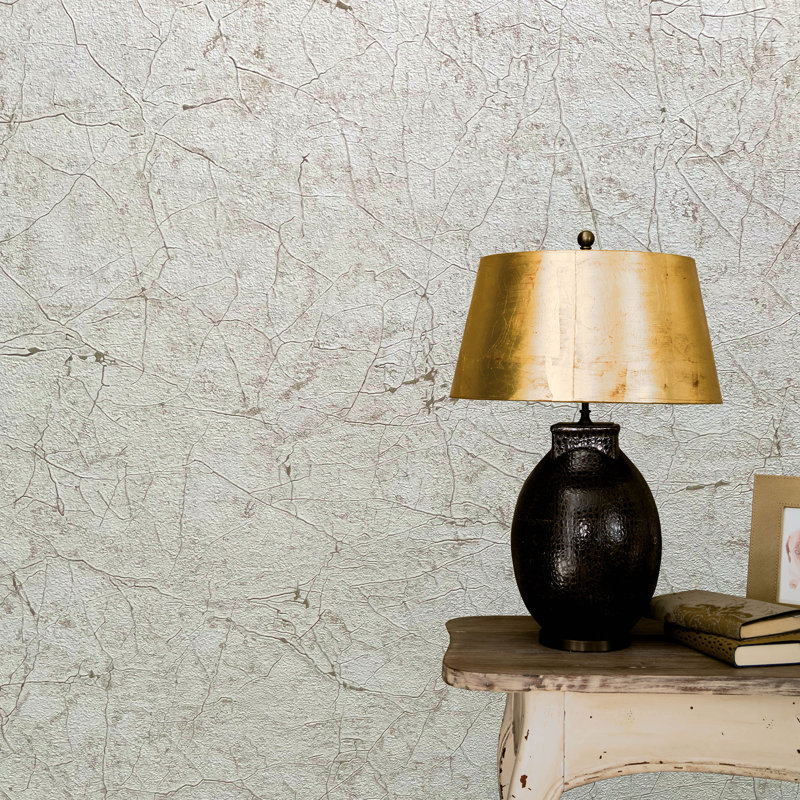 Wye Perfecto 2 Crackle Texture Wallpaper, 10.05M X 53Cm, Pink Grey, Beige