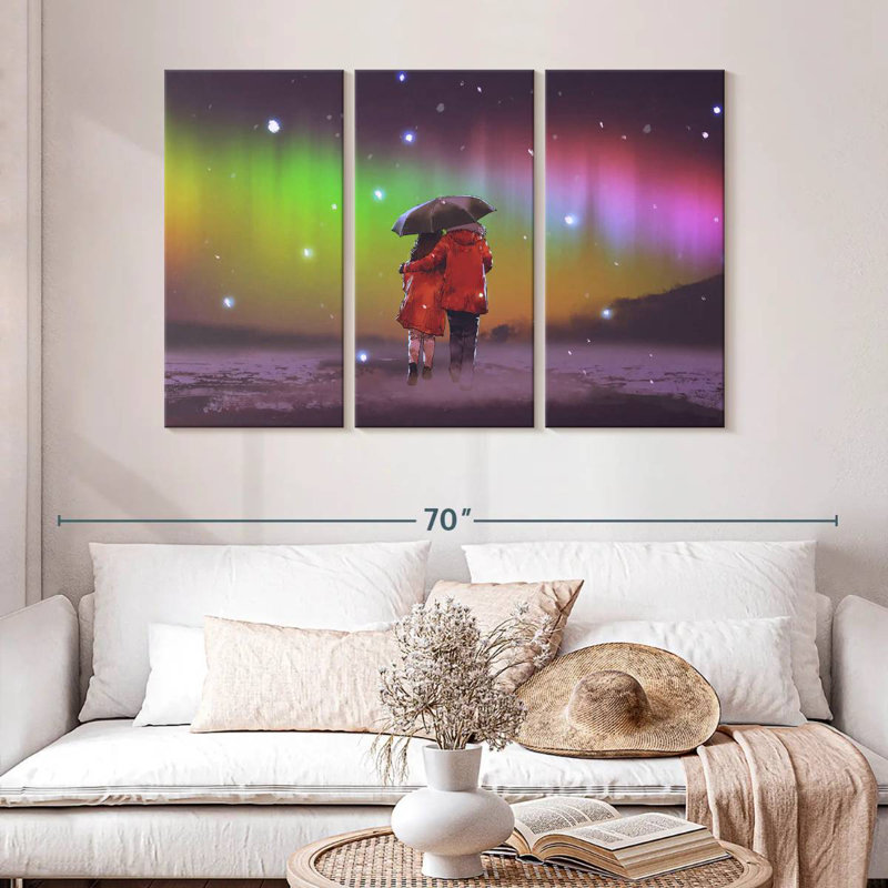 Hardie Northern Lights Love, 32" H x 50" W