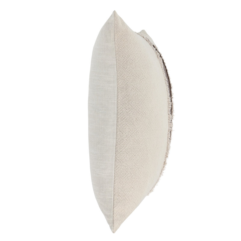 Bethany Abstract Throw Pillow Cover & Insert, Natural/Kona Brown
