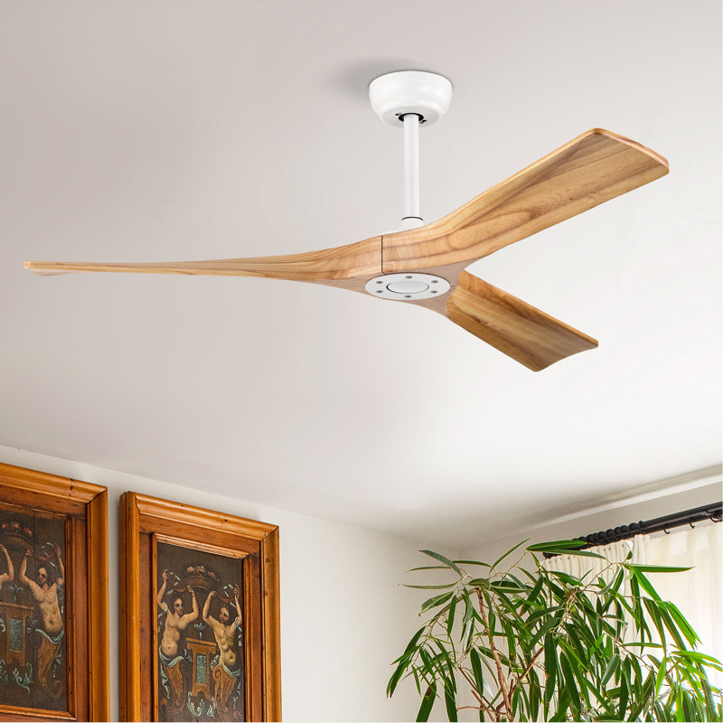 52" Ceiling Fan With Remote Control No Lights