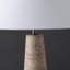 Lampe de table en travertin Dante