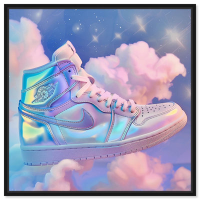 Sneaker in Sparkling Clouds Canvas Girl Sneaker Prints par 