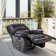 Lyquinn 37" Wide Contemporary Manual Reclining Massage Chair with Heating Function