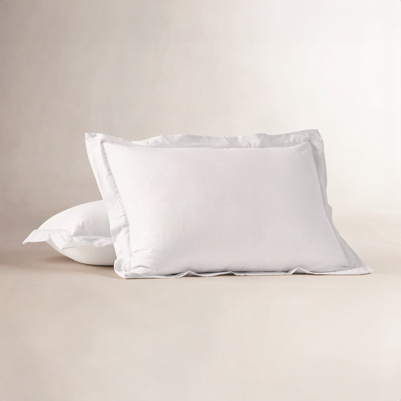 Cloud Soft Sateen Sateen Sham, Standard, Alpine White