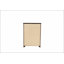 Commode de rangement rustique en bois massif à 5 tiroirs gris clair pour chambre à coucher, solution d'organisation durable et élégante