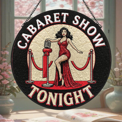 Panneaux de vitrail Cabaret Show