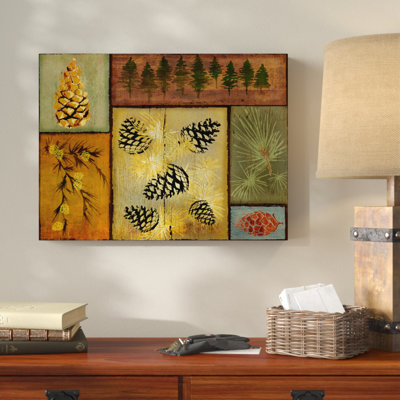 «Pines and Oak I», impression sur toile tendue