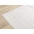 Amabilia Subtle Striped Cream White Trellis Area Rug-1646662244