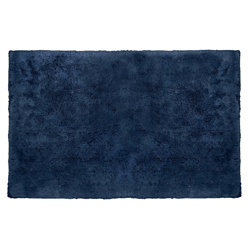 Askey Hotel Deep Pile Bath Mat, Navy Blue