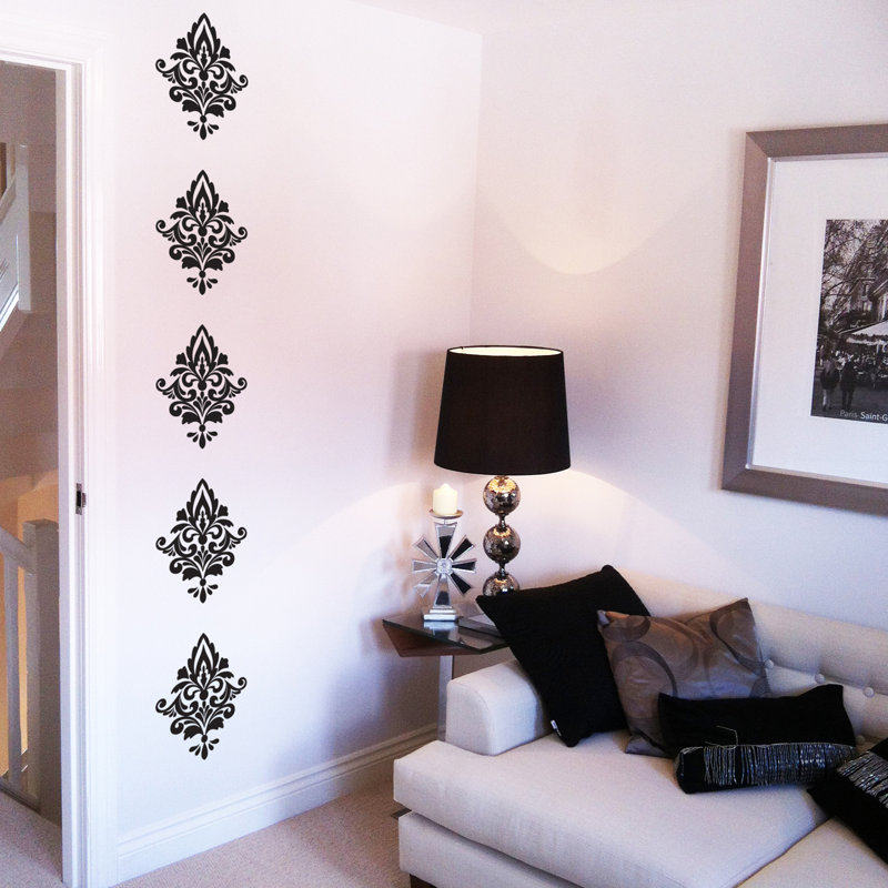 Abstract Wall Decal, Silver