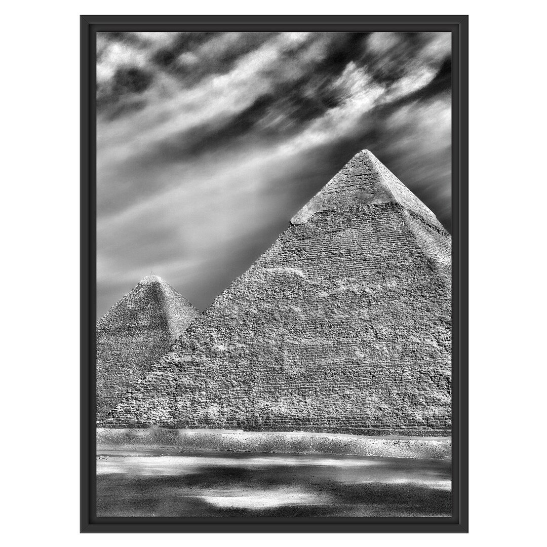 Gerahmtes Wandbild Ägypten Pyramiden