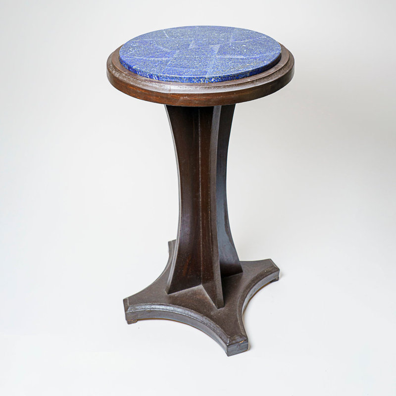 Genuine Polished Lapis Lazuli Round Table (20 Lbs