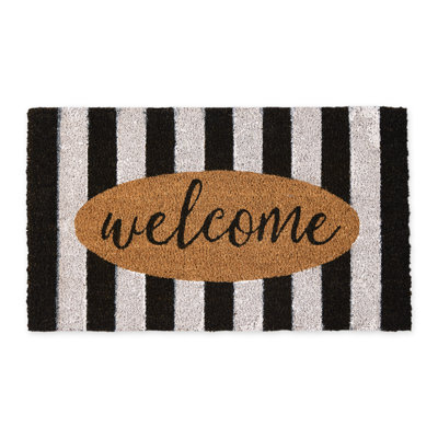 Tapis de bienvenue à rayures Cabana