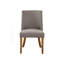 Chaises parson rembourrées Faxan Kensington, gris foncé
