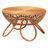 Lissette Handcrafted Natural Rattan Coffee Table With Splayed Legs, 19.51" H X 31.32" W X 31.32" D