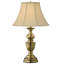 Lampe de table en laiton antique satiné 30 po Balustrade-271088290