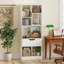 Bibliothèque de rangement autoportante à 51 cubes de 51 po de hauteur, tiroir coulissant lisse et ensemble de sécurité anti-basculement, convient au salon, au bureau-129507994