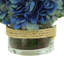 Cream Hydrangea in Rope Glass Vase-356774884