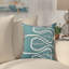 Housse et insert de coussin d'extérieur carré Botanical Blooms-171591999-136085047