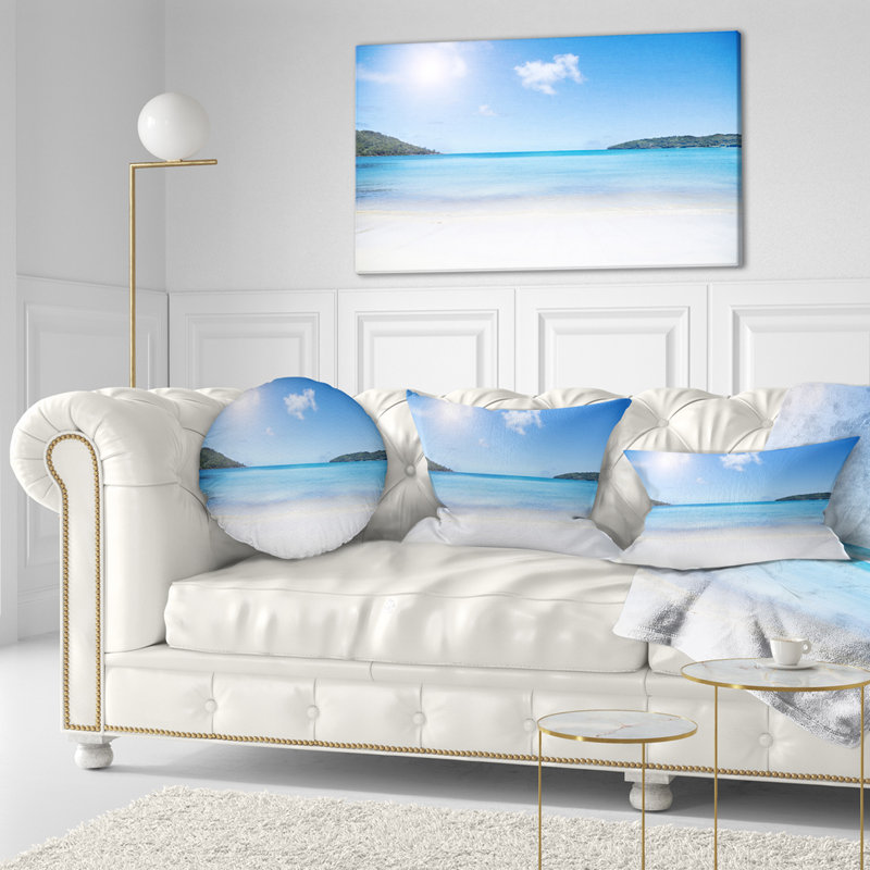 Coussin Seashore, 16 po x 1 po, Carré