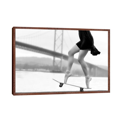 Skater Girl by Howard Ashton-Jones - Print on Canvas