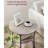 Side Table, Round End Table With 2 Storage Shelves For Living Room, Bedroom, Nightstand With Steel Frame For Small Spaces, Accent Coffee Table-1532948421