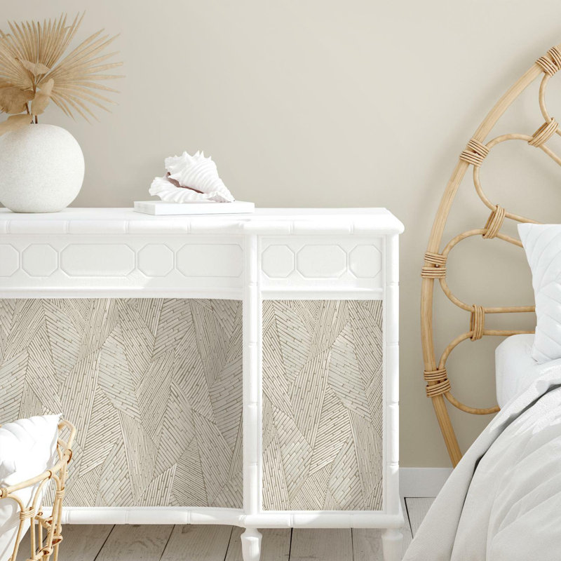 Rouleau de papier peint autocollant Eastford, Brun / taupe