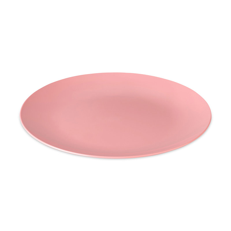Koziol Nora Plate S, dessert plate, plastic, 21cm, Antique pink and pink