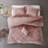 Velvet Duvet Cover Set With Throw Pillow