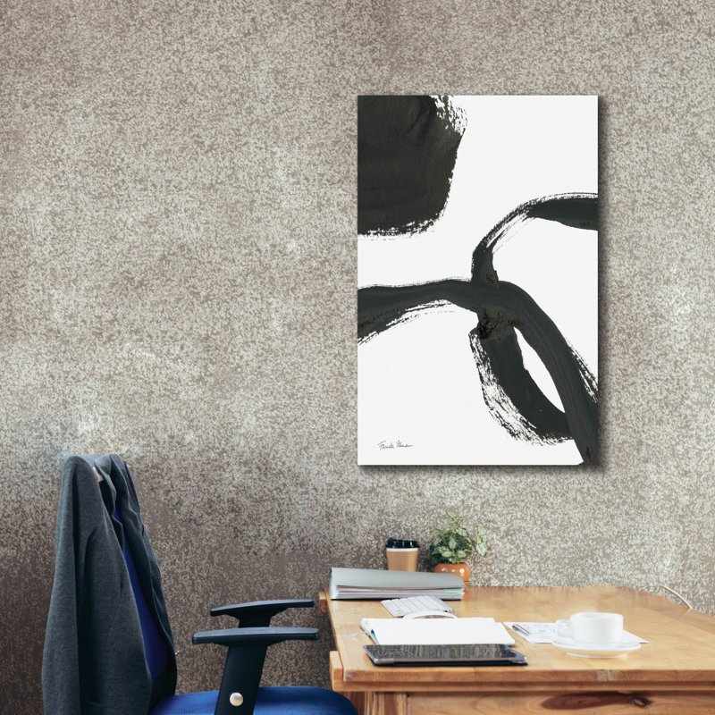  «Inky 5» par Farida Zaman, art mural sur toile, 26 po x 40 po