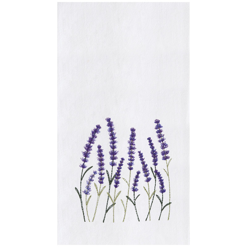 Débarbouillette brodée Lavender Fields Kitchen and Bathroom