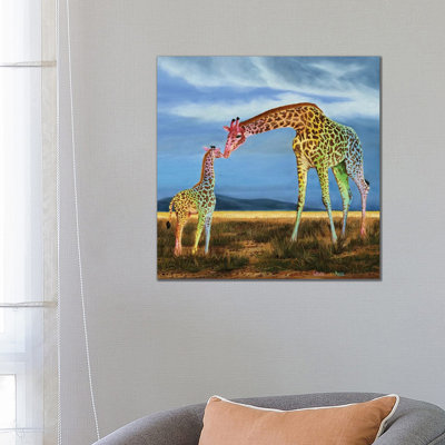 Colour Of Love by Laura Curtin - Wrapped Canvas Painting