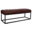 Banc rembourré pour chambre en métal-111670824