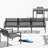 Skiff 82'' Wide Powder Coated Aluminum Patio Sofa-40481997
