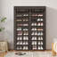 Armoire à chaussures à double rangée 10 couches-2029565001