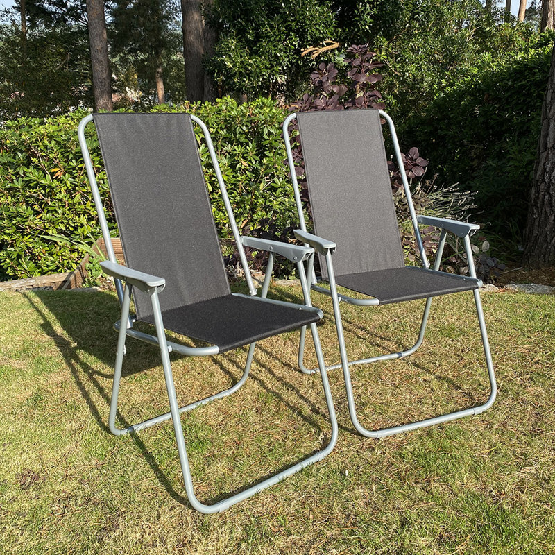 6 - Person Metal Patio Dining Set with Rectangular Table