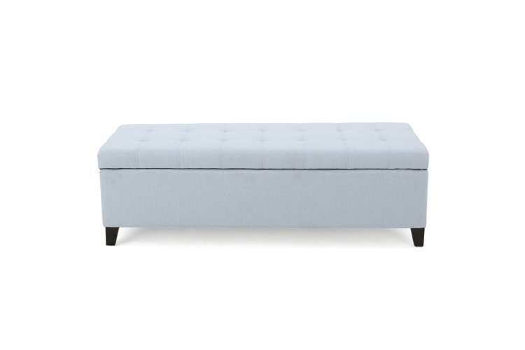 Ledger 50.75" Wide Tufted Rectangle Storage Ottoman